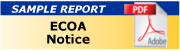 ECOA notice sample